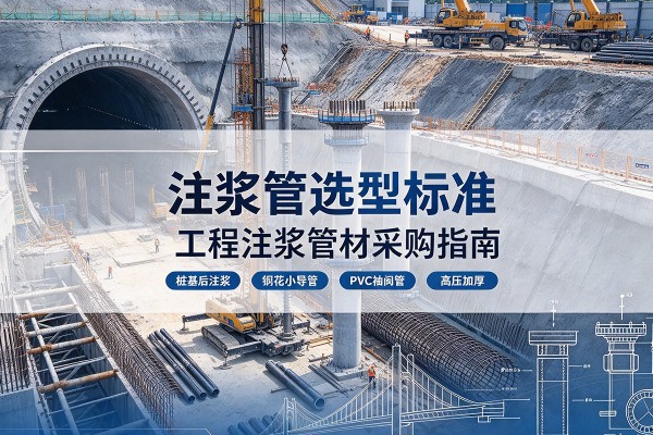 西安注浆管选型标准